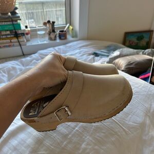 MIA Swedish Leather Clogs